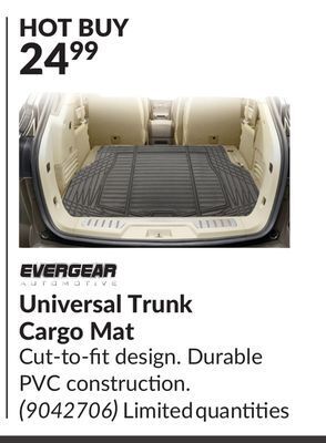 Princess Auto Universal trunk cargo mat offer