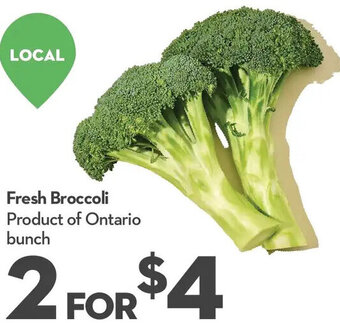 Longo's Fresh Broccoli offer