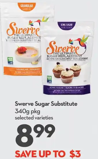 Longo's Swerve Sugar Substitue 340g offer