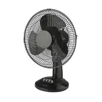 Giant Tiger Portable desktop fan, black offer