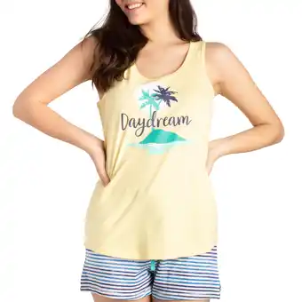 Giant Tiger Carisma women's sleep tank with screen print - s-xl offer