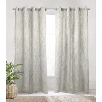 Giant Tiger Debbie travis® printed room darkening curtain with grommets, 84-in., 2 pack offer