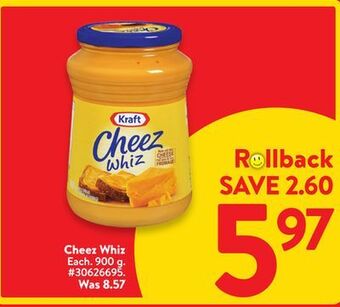 Walmart Cheez whiz offer