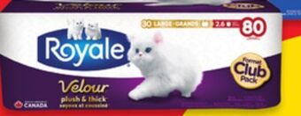 Walmart Royale velour bathroom tissue offer