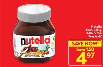 Walmart Nutella offer