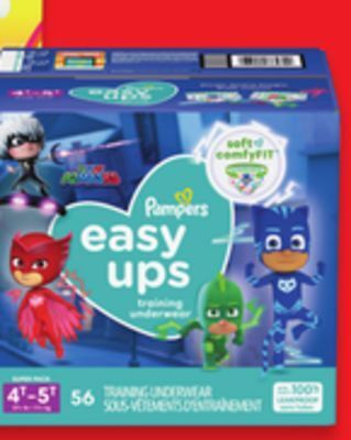 Walmart Pampers superpack easy ups offer