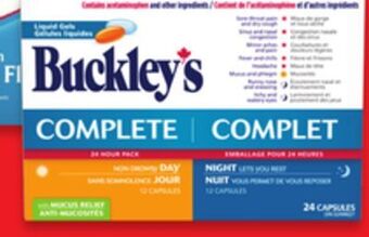 Walmart Buckley's complete with mucus relief offer