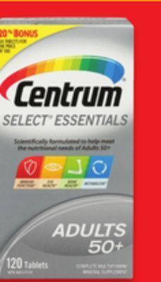 Walmart Centrum forte or select multivitamins offer