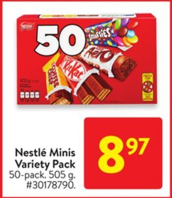 Walmart Nestlé minis variety pack offer