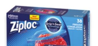 Walmart Ziploc freezer or storage bags offer
