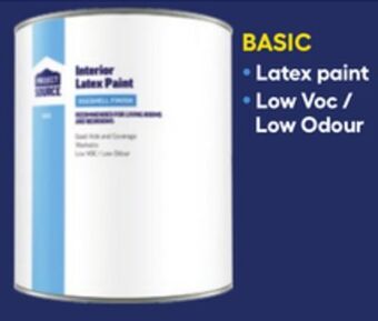 Lowe's Project source basic paint offer