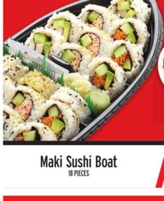 Metro Maki sushi boat offer
