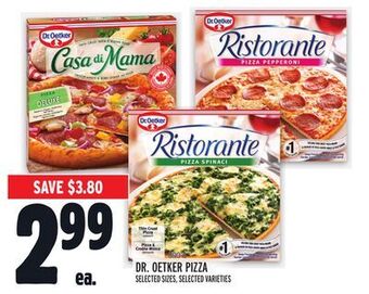 Metro Dr. oetker pizza offer