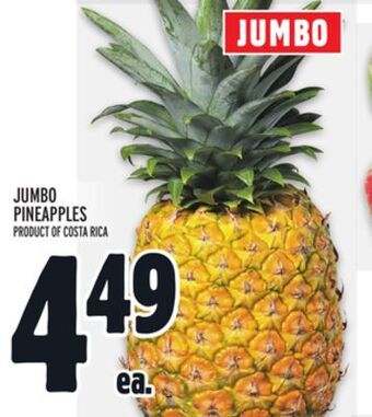 Metro Jumbo pineapples offer