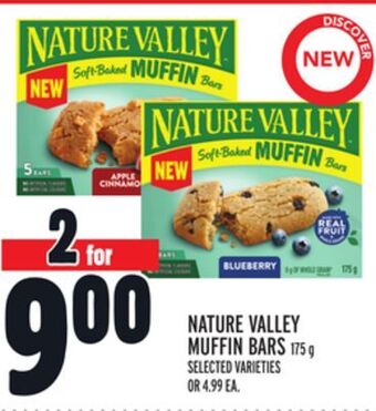 Metro Nature valley muffin bars offer