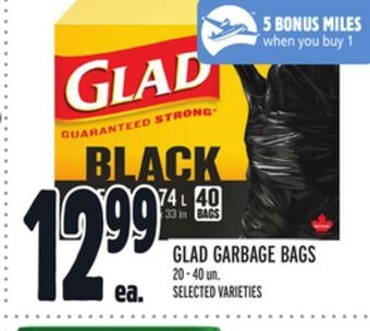 Metro Glad garbage bags offer