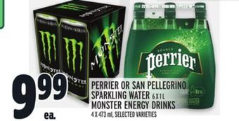 Metro Perrier or san pellegrino sparkling water offer