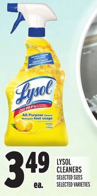 Metro Lysol cleaners offer