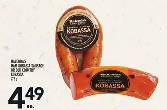 Metro Halenda's ham kobassa sausage or old country kobassa offer