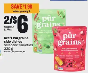 Independent Grocer Kraft purgrains side dishes, 220 g offer