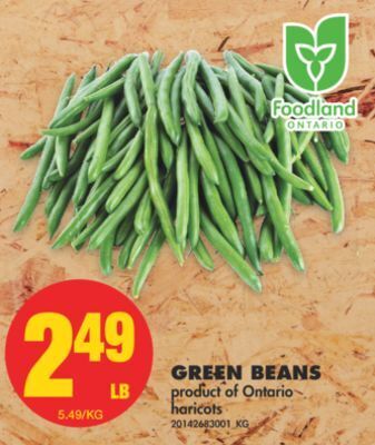 No Frills Green beans offer