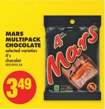 No Frills Mars multipack chocolate, 4's offer