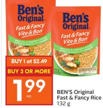 Foodland Ben's original fast & fancy rice 132 g offer