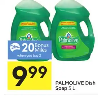 Foodland Palmolive dish soap 5 l - 20 air miles® bonus miles offer