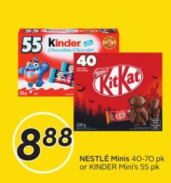 Sobeys Nestlé minis offer