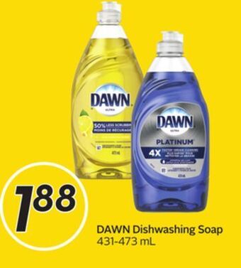 Sobeys Dawn dishwashing soap offer