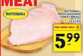 Food Basics Butterball fresh seasoned turkey breast offer