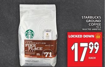 Food Basics Starbucks ground coffee offer