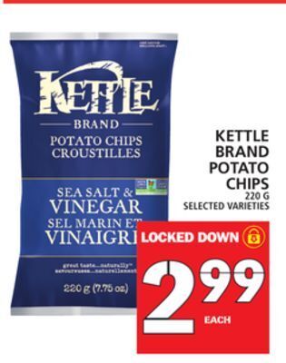Food Basics Kettle brand potato chips offer