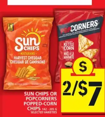 Food Basics Sun chips or popcorners popped-corn chips offer