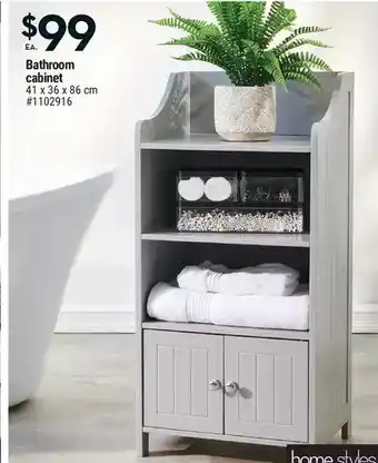 Giant Tiger Bathroom cabinet offer