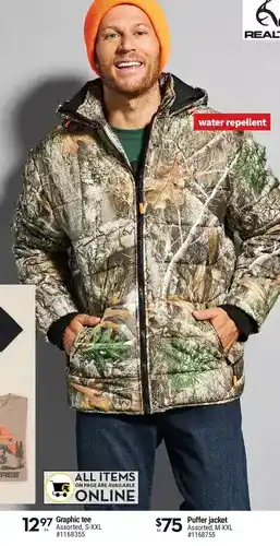 Giant Tiger Puffer jacket offer