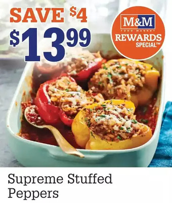 M & M Food Market Supreme stuffed peppers offer