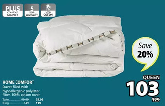 JYSK Home comfort (duvet) offer