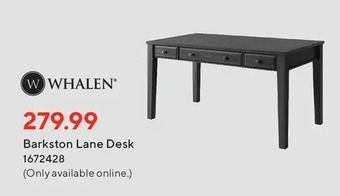 Staples Whalen barkston lane desk offer