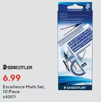 Staples Staedtler excellence math set offer