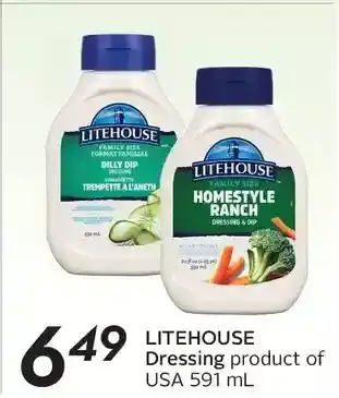 Sobeys Litehouse dressing offer
