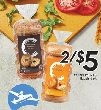 Sobeys Compliments bagels offer