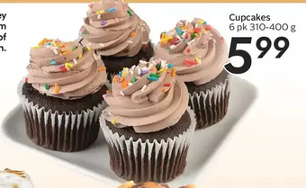 Sobeys Cupcakes offer