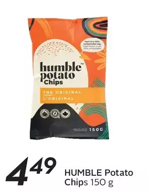 Sobeys Humble potato chips offer