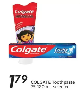 Sobeys Colgate toothpaste offer