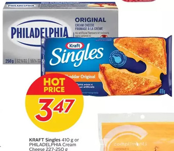 Sobeys Kraft singles or philadelphia cream cheese offer