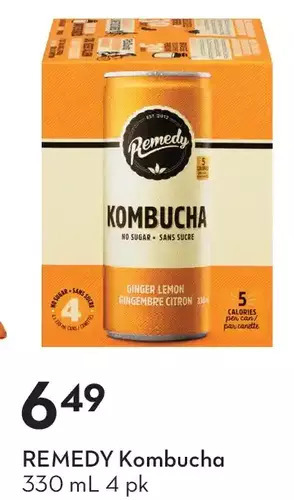 Sobeys Remedy kombucha offer