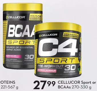Sobeys Cellucor sport or bcaas offer