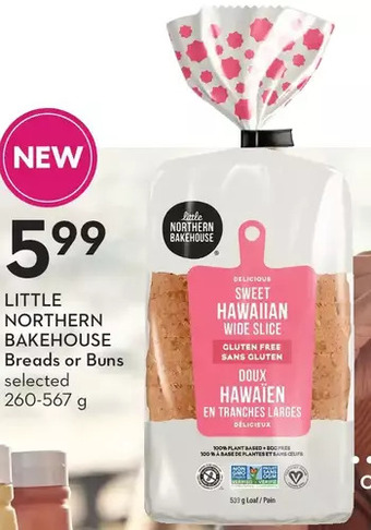 Sobeys Little northern bakehouse breads or buns offer