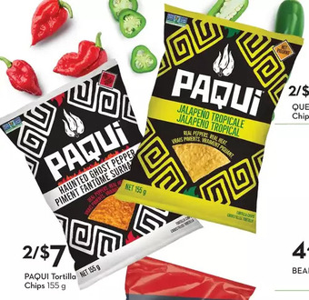 Sobeys Paqui tortilla chips offer